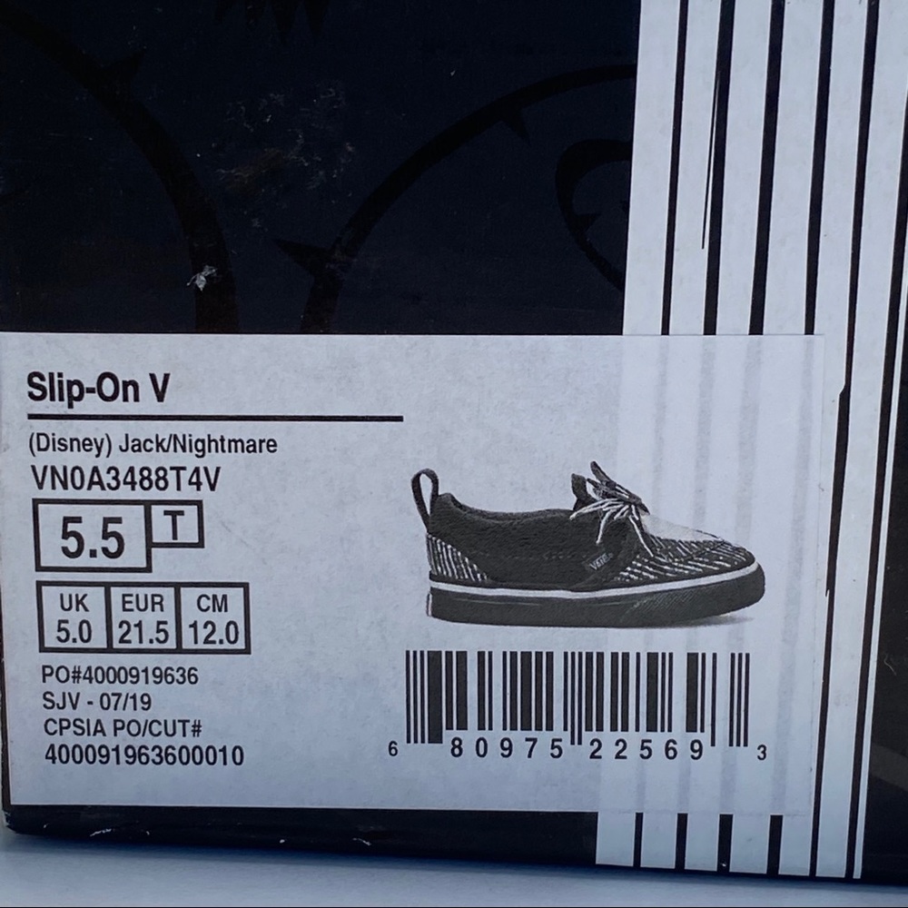 Vans X Disney Slip On Jack Toddler - Picture 12 of 12